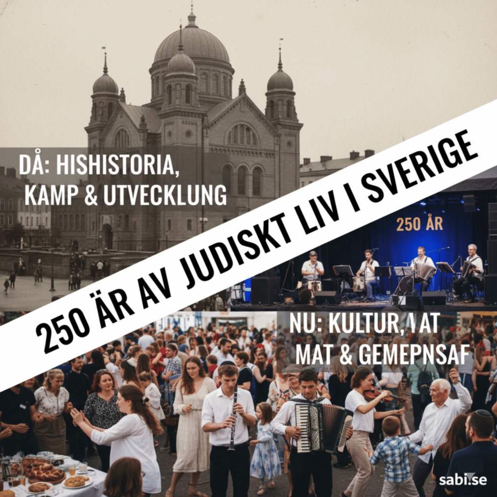 Mer än Bara Historia Vi Firar 250 År av Levande Judisk Kultur i Sverige